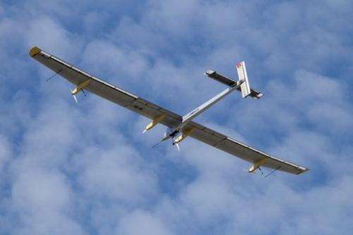 The Swiss sun-powered aircraft Solar Impulse
