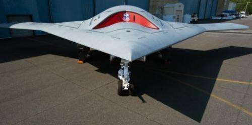 The X47B is a plane-sized drone able to take off and land on aircraft carriers without a pilot