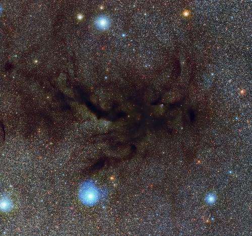 'This is not a pipe': Curious dark nebula seen as never before