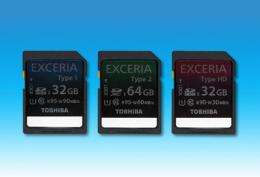 Toshiba to launch the world-fastest class SDHC memory cards 