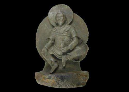 Undated handout picture shows a thousand year-old ancient Buddhist statue known as the Iron Man