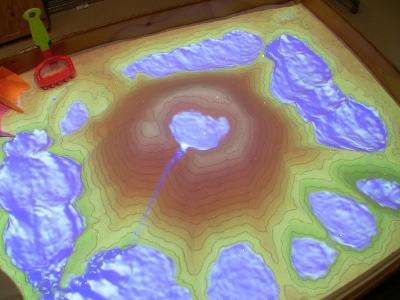 University research team creates augmented reality sandbox (w/ Video)