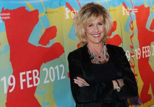 US environmental activist Erin Brockovich-Ellis at the 62nd Berlin International Film Festival on February 15, 2012