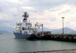 US research vessel winds down visit to Vietnam as part of joint oceanographic research program