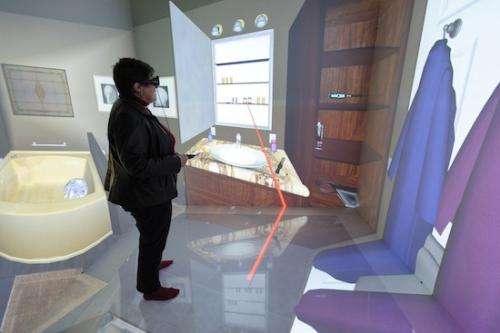 Virtually healthy: 'CAVE' lets researchers experience patients' behavior
