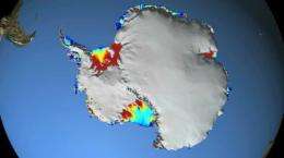 Warm ocean currents cause majority of ice loss from Antarctica