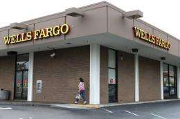 Wells Fargo's website was experiencing problems Wednesday, after a threat against US banking firms
