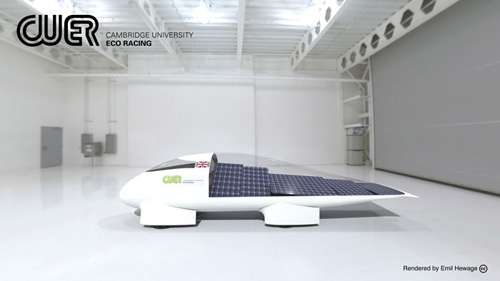 Eco Race team launch their 2013 solar-powered vehicle