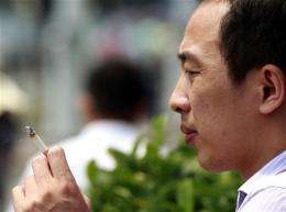 WHO awards China official for battling smoking