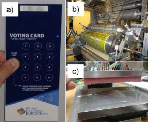 Roll-to-roll process prints thousands of cheap, flexible memory elements