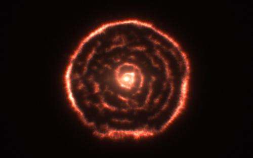 Surprising spiral structure spotted by ALMA