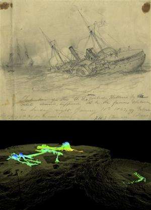 3-D sonar provides new view of Civil War shipwreck