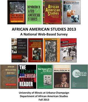 African American studies in the US 'is alive and well,' new report says