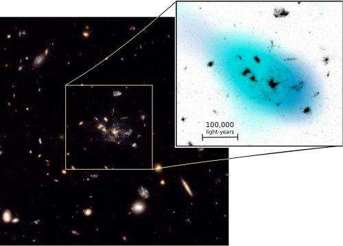 Astronomers spy on galaxies in the raw