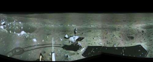 China’s lunar lander snaps first landing site panorama