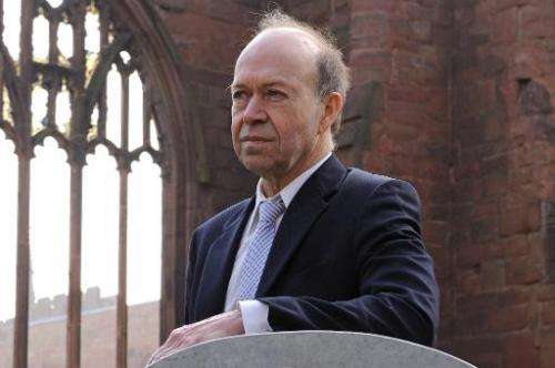 Climatologist Dr James Hansen, former head of the NASA Goddard Institute for Space Studies, poses during a photocall in Coventry