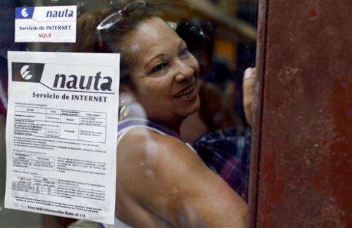 Cubans try out new public Internet centers