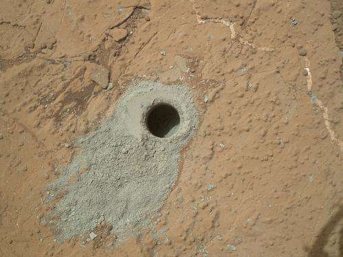 Curiosity Mars rover drills second rock target