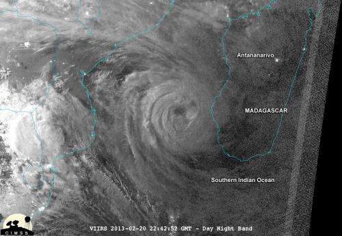 Cyclone Haruna makes landfall in Madagascar