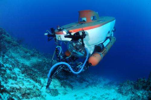 Exploring Bonaire's deep reef by submarine