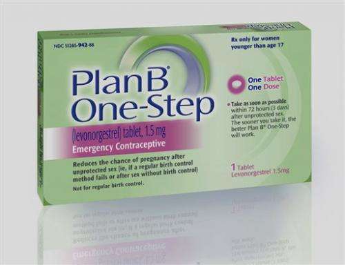 Feds: Morning-after pill appeal officially on hold