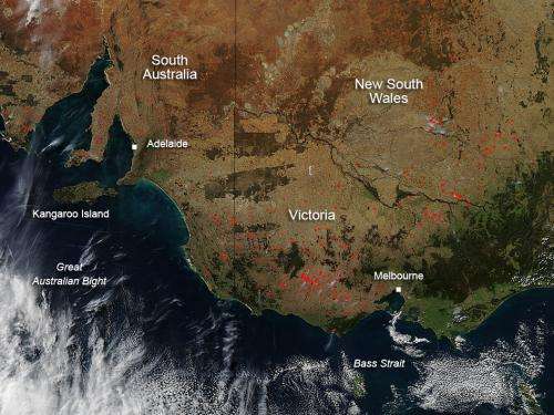 Fires in Southern Australia