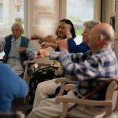 For alzheimer's caregivers, a much-needed break