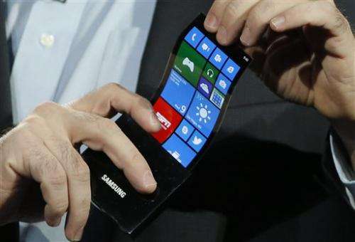 Gadget Watch: Samsung shows bendable phone screen