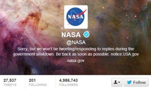 How Twitter fans kept NASA alive during the US shutdown