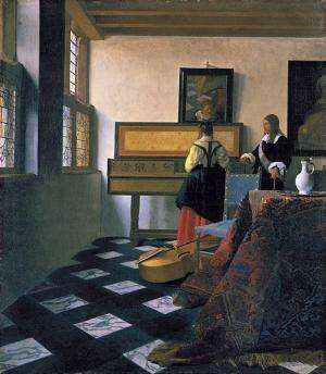Inventor creates replica of Vermeer painting using modified camera obscura