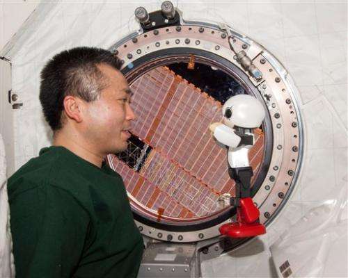 Japan robot chats with astronaut on space station
