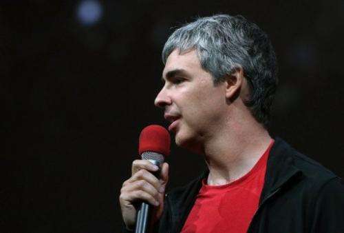 Larry Page, Google co-founder and CEO speaks on May 15, 2013 in San Francisco, California