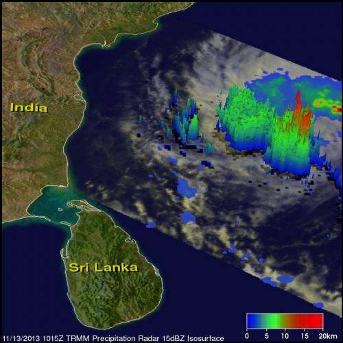 Latest storm updates NASA satellites see Cyclone 03A make landfall in Somalia Tropical Cyclone 03A