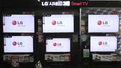 LG's profit falls on weak TV demand, handset costs