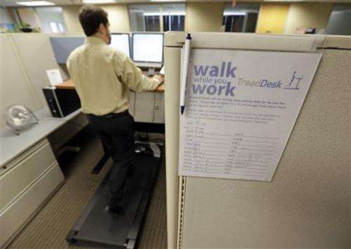 More people exercise while they work