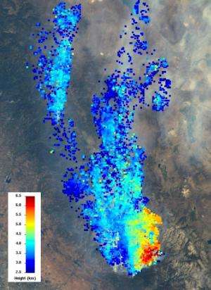 NASA 'eyes' dissect California's massive rim fire