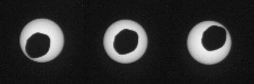 NASA Mars rover views eclipse of the Sun by Phobos