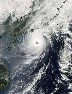 NASA saw heavy rain in Typhoon Krosa before it hit wind shear