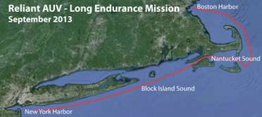 Navy 'Mine-hunter' AUV sets mission endurance record