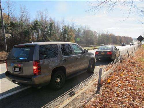 NY troopers in big SUVs peer in on texting drivers