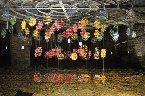 Particle physics-inspired art installation opens in London ice well