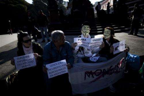Protesters across globe rally against Monsanto