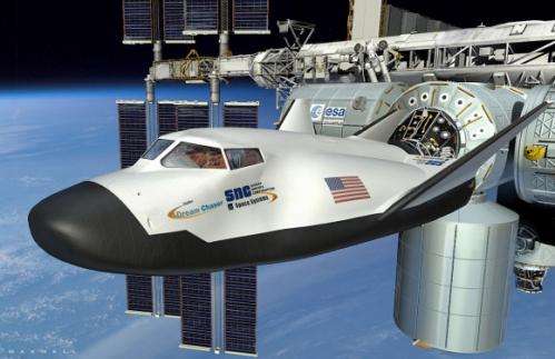 Sierra Nevada dream chaser gets wings and tail, starts ground testing