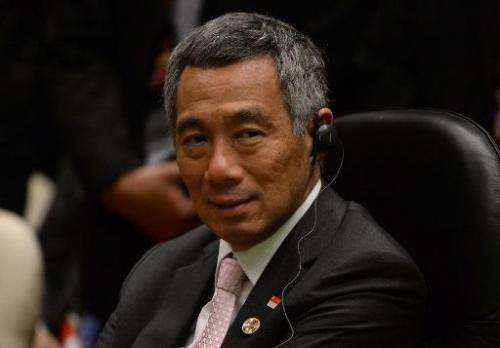 Singapore Prime Minister Lee Hsien Loong, pictured during the 16th ASEAN-Korea summit on the sidelines of the 23rd summit of the