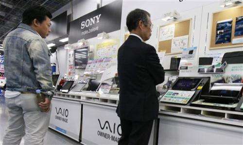 Sony back in black on cheap yen, healthier sales