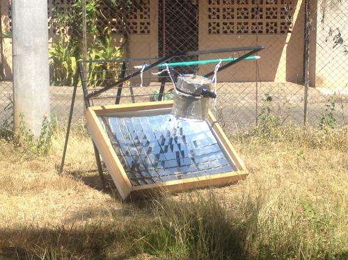 Sterilizing with the sun: Solar concentrating system could replace fuel-powered or electric devices in remote villages