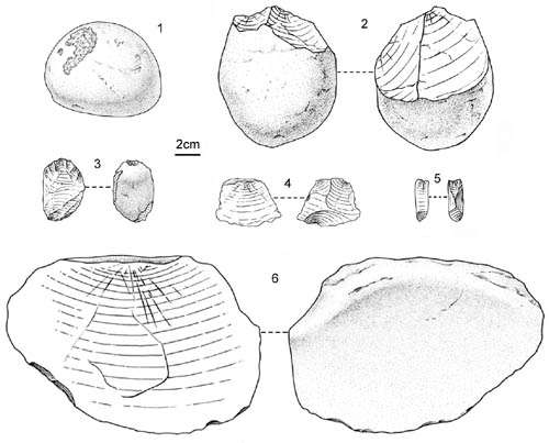 Stone artifacts unearthed from the early Paleolithic site of Danjiangkou reservoir area, China