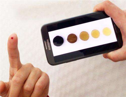 The amount of iron in our blood can be measured using a mobile phone