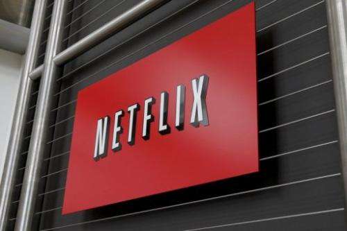 The Netflix company logo is seen at Netflix headquarters in Los Gatos, CA on Wednesday, April 13, 2011
