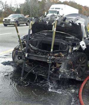 Third fire in Tesla Model S reported